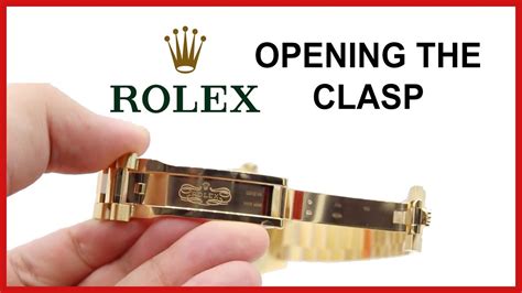 how to remove the bracelet from a rolex|how to open a rolex bracelet.